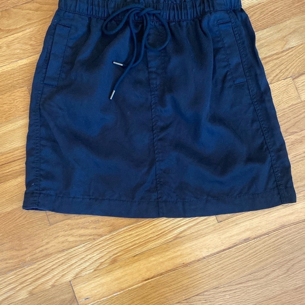 LOFT black utility Skirt